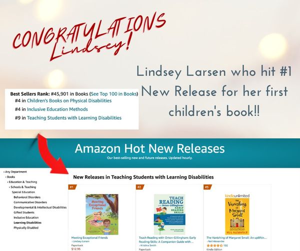 amazon #1 new release - author success