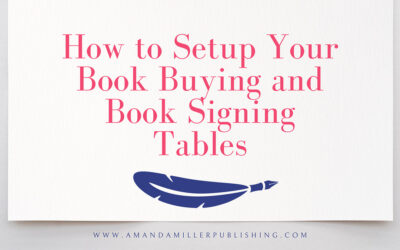 How to Setup Your Book Buying and Book Signing Tables
